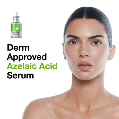 [Anua] Azelaic Acid 10 Hyaluron Redness Soothing Serum 1.01 Fl.Oz.(30Ml)｜Azelaicacid, Hyaluronic Acid, Non-Poreclogging, Korean Skincare, Soothing, Redness, Sensitive Skin, Acne-Prone